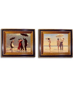 Vettriano - Beaches Framed Canvas Art Collection
