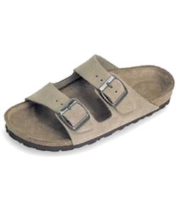 Betula Boogie Taupe Suede 2-strap Sandals