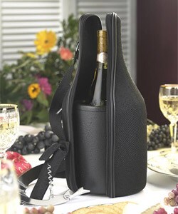 CaddyO Wine Tote with Core Insert and Corkscrew