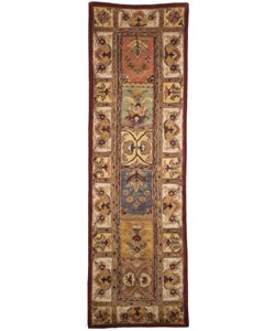 Hand-tufted Classic Bakhtieri Wool Runner (2'3 x 8')