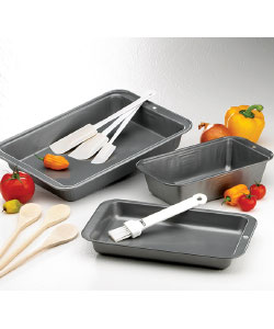 Red 7-piece Non-stick Cookware Set