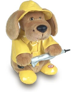 Animated Singing in the Rain Plush Dog (case of 24)