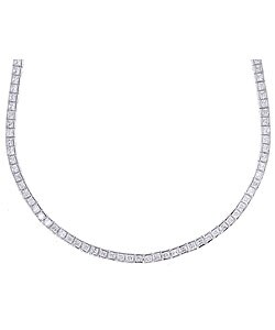 Sterling Silver and CZ Necklace
