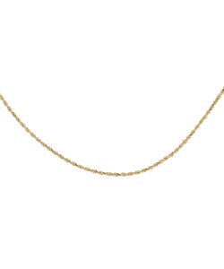 14k Yellow Gold 2 mm 20-inch Rope Chain