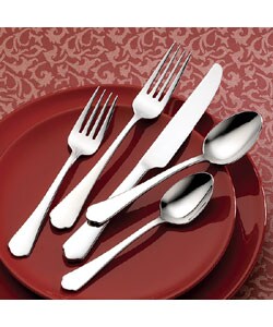 Nicole 20pc. Stainless Steel Flatware Set-By RIVIERA