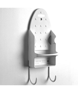 Wall Mounted White Ironing Organizer