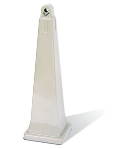 Rubbermaid GroundsKeeper Beige Smoking Management Receptacle