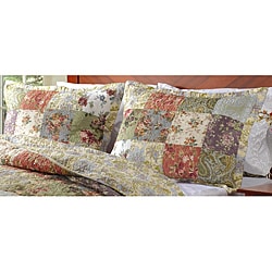 Blooming Prairie Quilted King-size Shams (Set of 2)