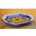 Todaro Octagonal Sun Flower Dinner Dish (Italy)