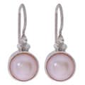 Sterling Silver and Baroque Pearl Earrings (Nepal)