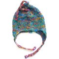 Recycled Silk Hat with Ear Flaps (Nepal)