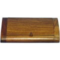 Burl Wood Business Card Holder