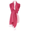 Himalaya Trading Co. Apple Red Pashmina/ Silk Shawl