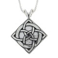Sterling Silver Celtic Vision Knot Pendant