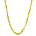 14k Yellow Gold 18-inch Wheat Necklace