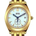 Hugo Boss Women's White Dial Goldtone Watch