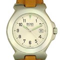 Hugo Boss Women's Silver Dial Leather Strap Watch