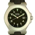 Hugo Boss Women's Black Dial Leather Strap Watch