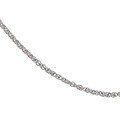 14k White Gold 18 in. Wheat Chain (Set of 3)