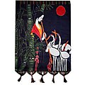 Handmade Crane Dance Tapestry (China)