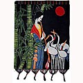 Handmade Crane Dance Tapestry (China)