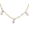 14k Yellow Gold Amethyst Necklace