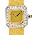 Corum Women's Yellow Sugar Cube Diamond Watch