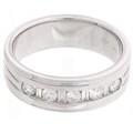 18k Gold 1/2ct TDW Men's Diamond Band (G-I, SI)