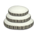 Poly/Sherpa 27-inch Round Pet Bed