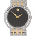 Movado Esperanza Black Dial Two-tone Watch