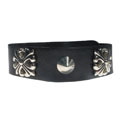 Point Design Leather Wrist Band