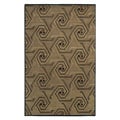 Hand-knotted Indo-Tibetan Java Wool Rug (5' x 8')