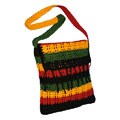Handcrafted Rasta Colored Hemp Shoulder Bag(Thailand)