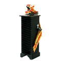 Hand-carved Wooden CD Holder with Dragon