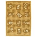 Hand-tufted Blossom Wool Rug (5'9 Round)