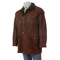Giovanni Verucci 3/4-sleeve Top Grain Leather Jacket