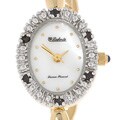 Dufonte Genuine Sapphire XOXO Bracelet Watch