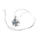 Sterling Silver Iron Cross Pendant
