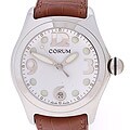 Corum Large Bubble Watch with Brown Leather Strap