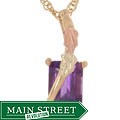 Black Hills Gold 10/14k Gold & Amethyst Pendant