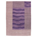Hand-tufted Waves Collection Wool Rug (9' x 13')