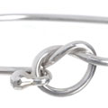 Sterling Silver Love Knot Bangle
