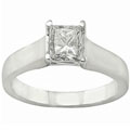 EGL Certified 14k Gold 1ct Diamond Solitaire Ring (I-J, SI2-I1)