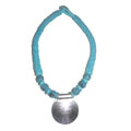 Turquoise Spiral Necklace (India)