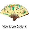 Rosewood 36-in. Oriental Wall Fan (China)