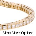 14k Channel-set 6-ct Diamond Tennis Bracelet