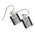 Sterling Silver Black Onyx Earrings