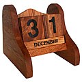Handmade Wooden Decorative Calendar