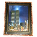 New York City Twin Towers Framed Picture