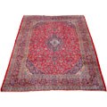 Iranian Mashad Hand-knotted Red Rug (9'7 x 13'1)